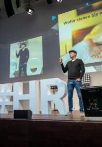 Live-Foto Keynote HRocks, Düsseldorf