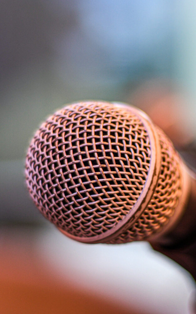 Foto eines Mikrofons